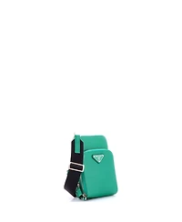 Pre-Owned Prada Front Pocket Phone Holder Crossbody Bag Saffiano Leather