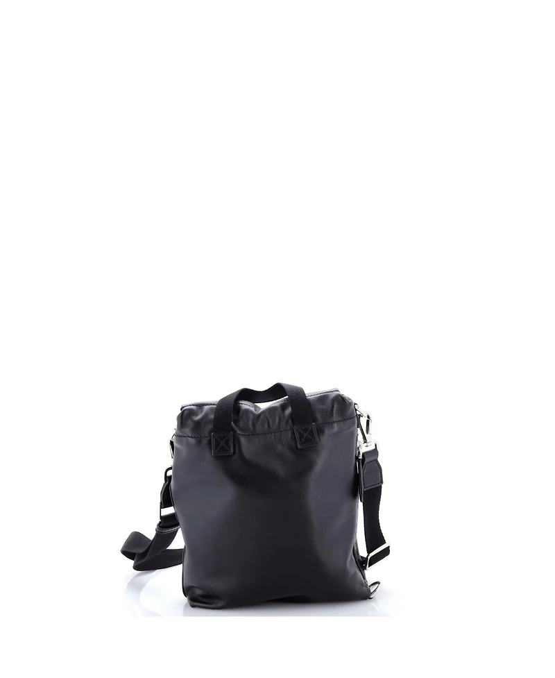 Pre-Owned Fendi Small Flux Crossbody Bag Leather