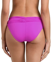 La Blanca Shirred Banded Hipster Bikini Bottoms