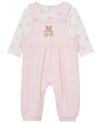 Little Me Baby Girls' Long-Sleeve T-Shirt and Romper, 2-Piece Set