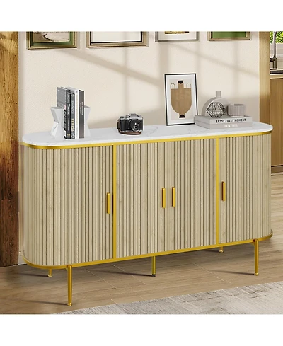 homfan Modern Buffet Cabinet with Storage
