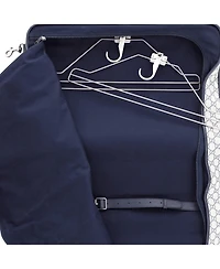 Pre-Owned Gucci Savoy Web Garment Bag Gg Coated Canvas