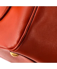 Pre-Owned Prada Medium Lux Convertible Boston Bag Saffiano Leather