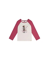 Deux par Toddler Girls 2T- 5T Raglan Organic Cotton T-Shirt
