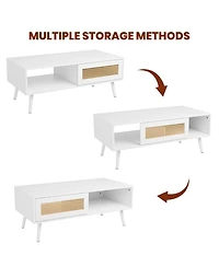homfan Living Room Table Set of 2