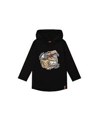 Deux par Little and Big Boy 6-12 Raglan Hooded T-Shirt