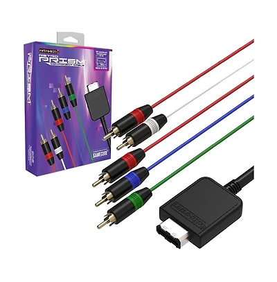 Retro-Bit Retro Prism Hd Component Cable for Gamecube
