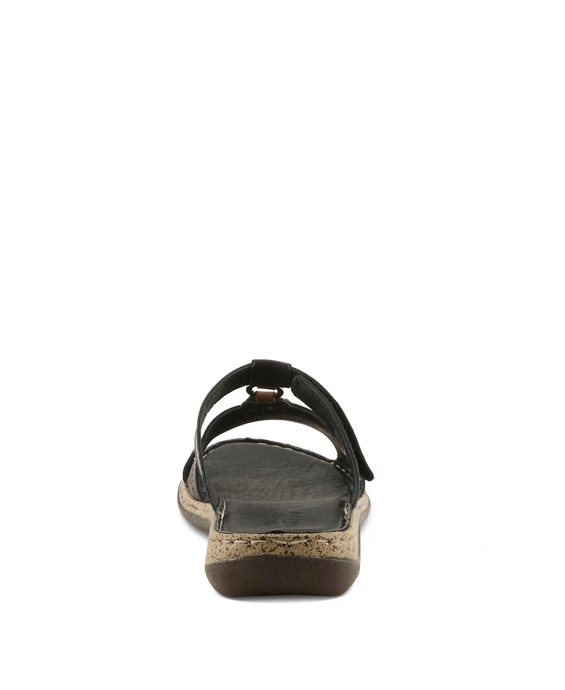 Spring Step Women's Virelle Slide with Breathable Leather Upper
