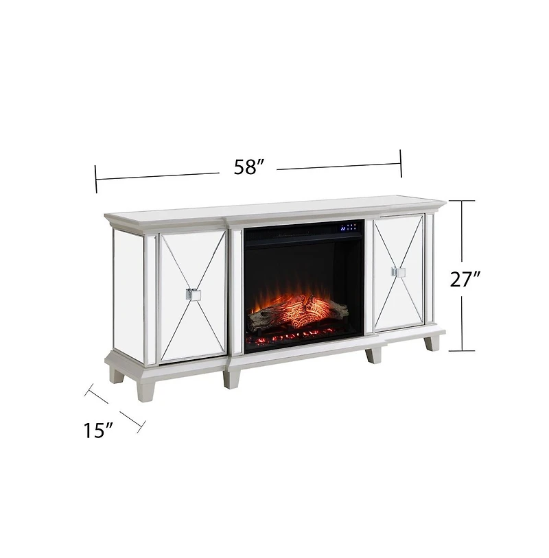 Augusta Home Toppington Electric Fireplace