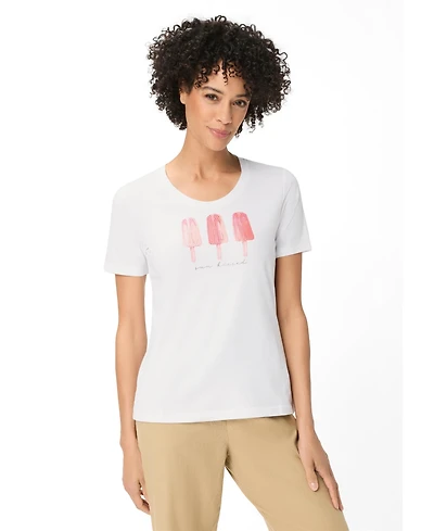 Olsen Women's Ice Pop Print T-Shirt