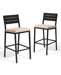 Pellebant Outdoor Indoor Barstools with Cushion