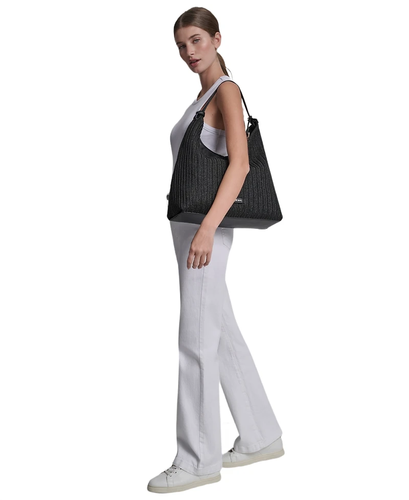 Dkny Paula Polyurethane Large Hobo Handbag