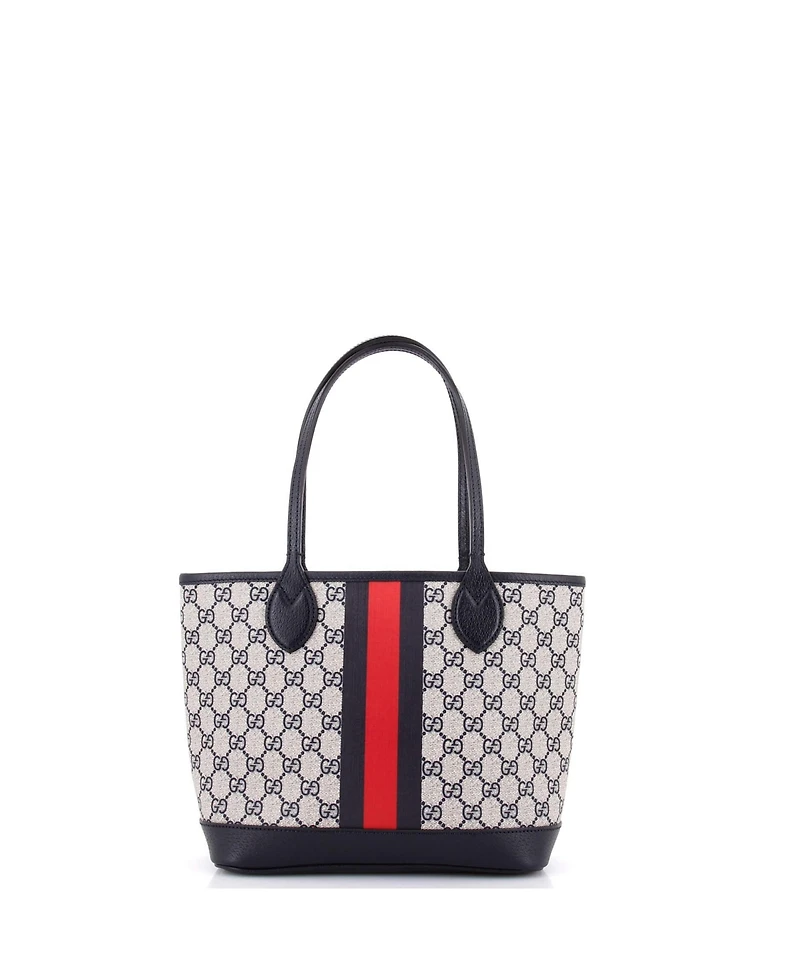 Pre-Owned Gucci Small Ophidia Open Shopping Tote Gg Coated Canvas