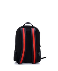 Pre-Owned Gucci Medium Front Zip Pocket Backpack Gg Coated Canvas