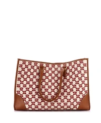 Pre-Owned Celine Horizontal Cabas Tote Triomphe Canvas