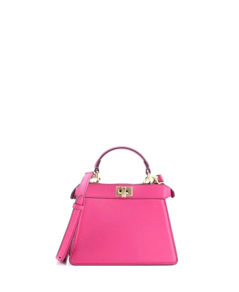 Pre-Owned Fendi Petite Peekaboo ISeeU Bag Leather