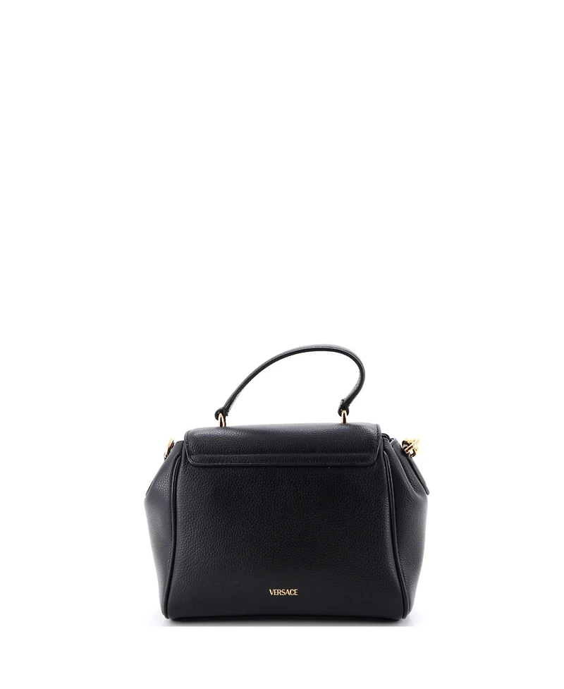 Pre-Owned Versace Small Virtus Top Handle Bag Leather