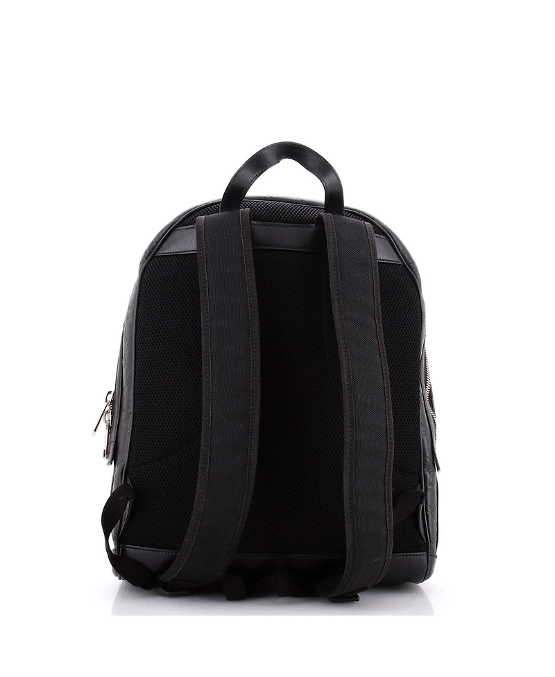 Pre-Owned Gucci Large Signature Pocket Backpack Guccissima Leather