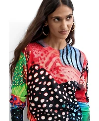 Desigual Women's Printed Colors Sweater