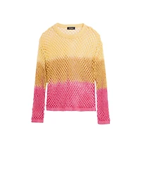 Desigual Women's Openwork crochet sweater