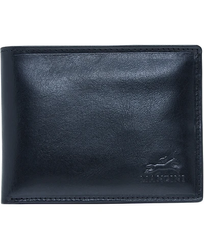 Men's Mancini Boulder Collection Rfid Secure Billfold with Removable Center Wing Passcase