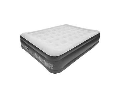Cowin Inflatable Mattress Queen Air Mattress with Built-in Pump 18" Blow up Mattress Portable Air Bed for Home Guest Camping