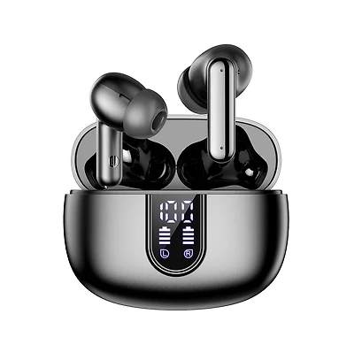 Cowin Wireless Earbuds Bluetooth Headphones Led Display Waterproof In-Ear Earphones Mic