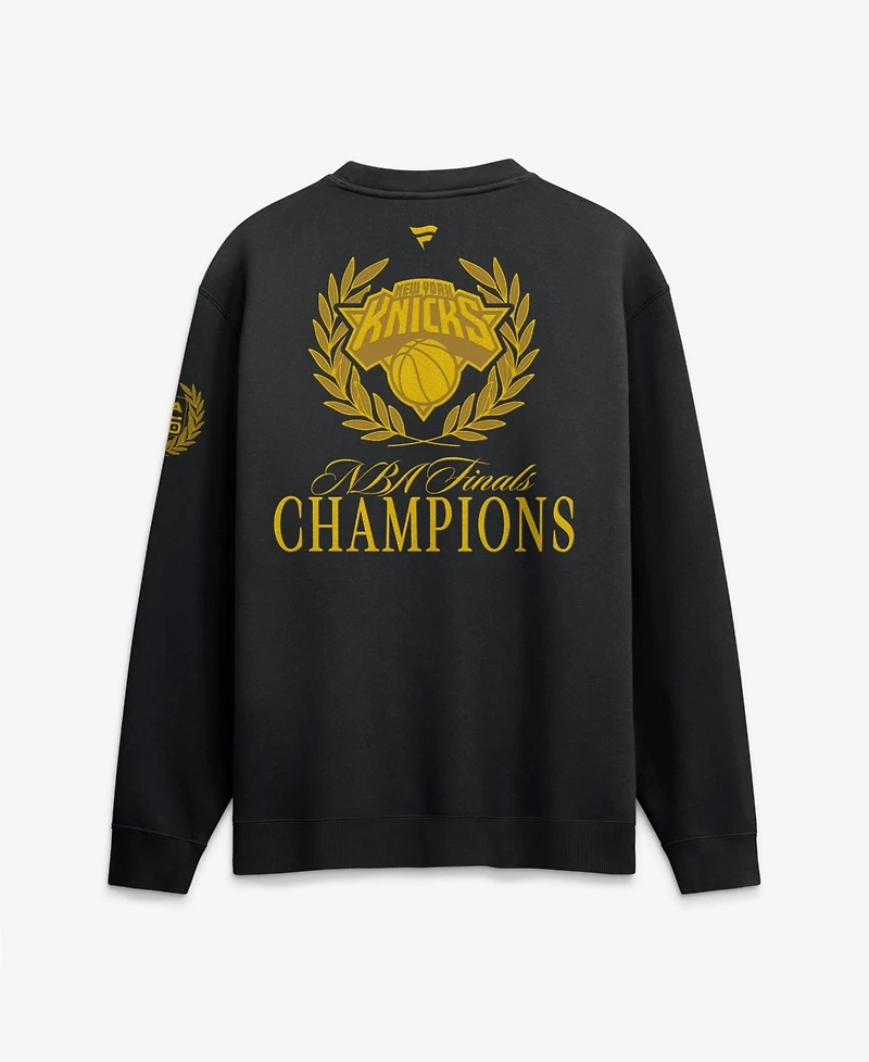 Fanatics Men's Black New York Knicks 2026 Nba Finals Champions x Usa 250th Sweatshirt