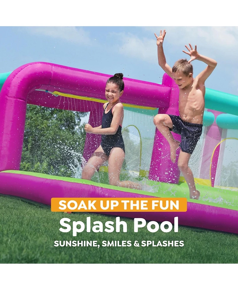 Bestway H2OGO! Bouncin' Bay Kids Inflatable Mega Water Park Outdoor Splash Pool