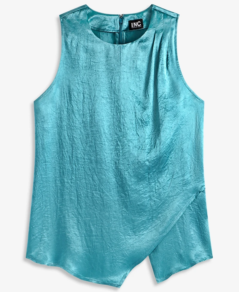 I.n.c. International Concepts Women's Sleeveless Satin Blouse, Macy's Exclusive