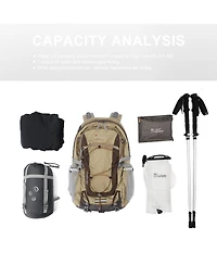 Mountaintop 40 Liter Hiking Backpack Lightweight Travel Backpack for Men Women Outdoor Backpacking Camping