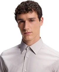 Boss by Hugo Men's Structured Cotton Blend Slim-Fit Dress Shirt