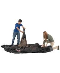 Coleman Instant Camping Tent, Large Durable Shelter with Poles and Carry Bag