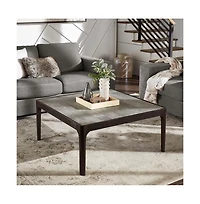 iNSPIRE Q Faux Marble Square Coffee Table