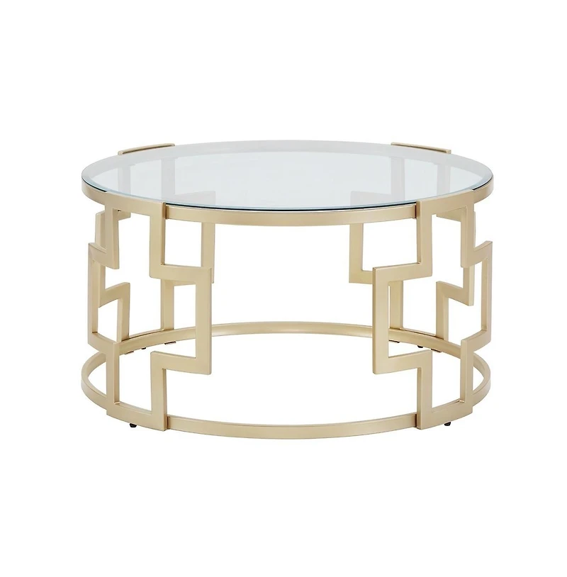 iNSPIRE Q Cava Glass Top Coffee Table