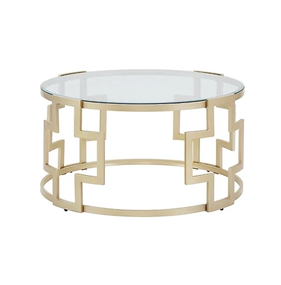 iNSPIRE Q Cava Glass Top Coffee Table