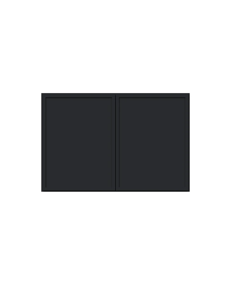 Boyel Living 24 Inch Height Double Door Deep Wall Cabinets with Shelves, Kitchen Cabinet with Solid Wood Frame, Soft-Close Slides and Hinge