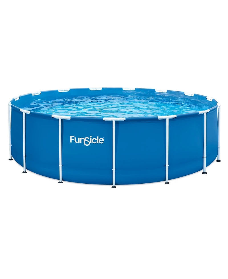 Funsicle 15' x 48" Outdoor Activity Round Frame Above Ground Swimming Pool Set