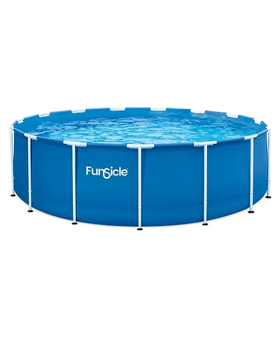 Funsicle 15' x 48" Outdoor Activity Round Frame Above Ground Swimming Pool Set