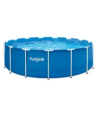 Funsicle 15' x 48" Outdoor Activity Round Frame Above Ground Swimming Pool Set