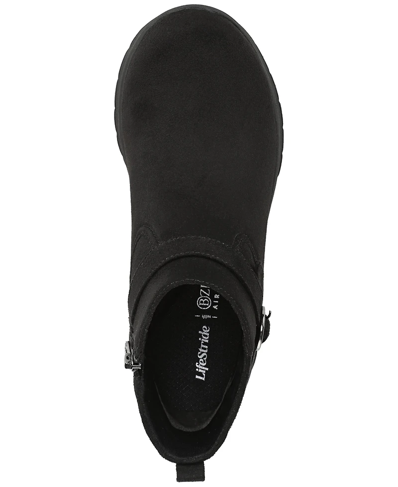 LifeStride Women's Guilder Zip Round Toe Short Boots