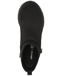 LifeStride Women's Guilder Zip Round Toe Short Boots