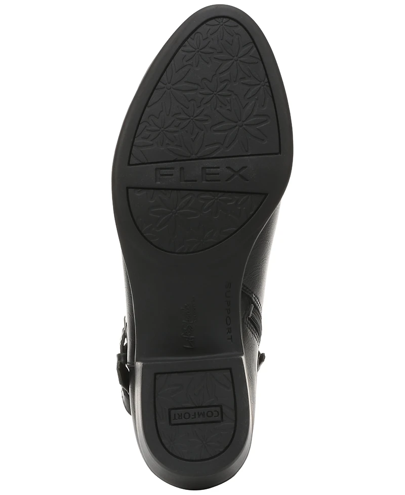 LifeStride Women's Ada Zip Almond Toe Short Boots