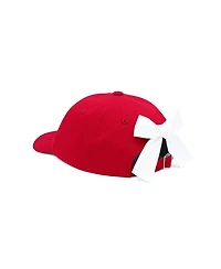 Bits & Bows Baby Girls Beach Club Bow Baseball Hat