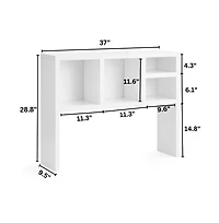 DormCo The College Cube Thick Desk Bookshelf