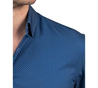 Ben Sherman Men's Round Cuff Dress Shirt