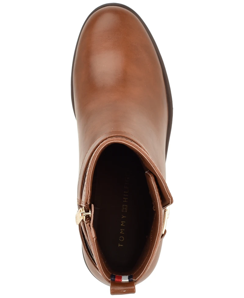Tommy Hilfiger Women's Idala Ornamented Side Zip Booties