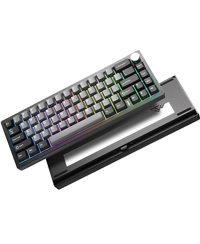 Lamicall AL68 60% Full Aluminum Knob Tri-Mode Hot Swap Keyboard Zero Linear