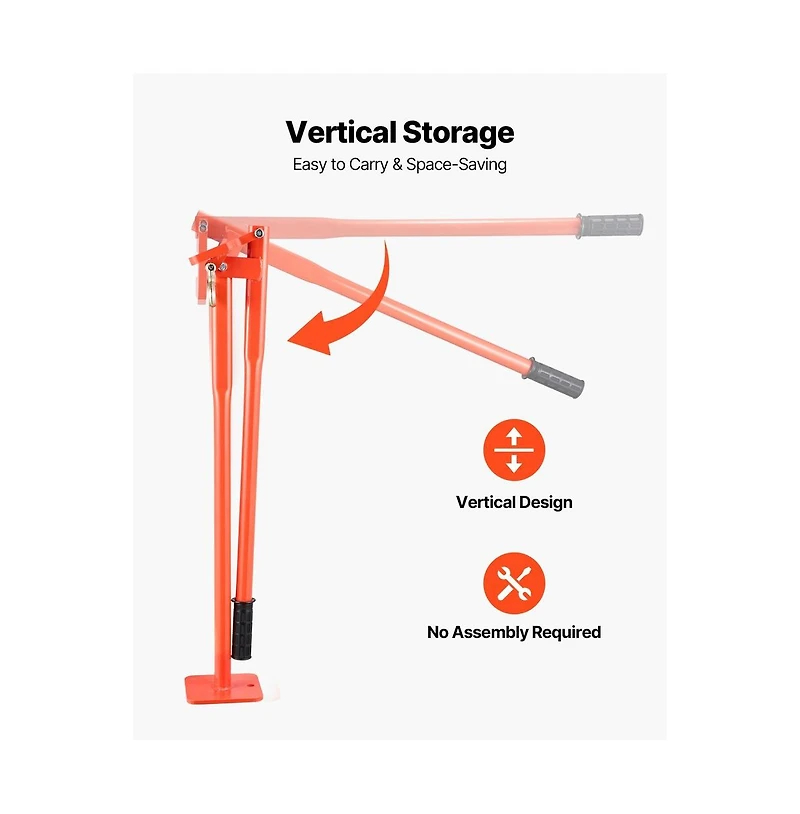 Sugift 36 in T Post Puller Heavy Duty Steel Fence Post Puller