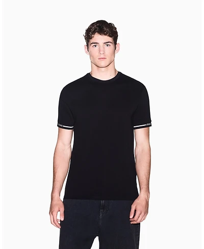A|X Armani Exchange Men's Short Sleeve Pique Slim Fit T-Shirt